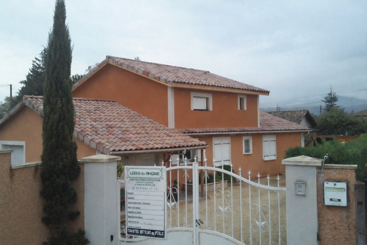 Agrandissement de maison par le haut Le Péage-de-Roussillon